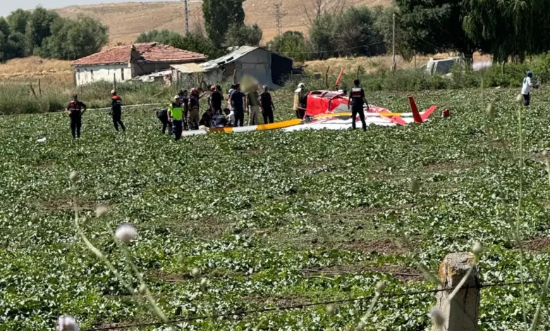Ankara'daki eğitim helikopteri kazası: 1 can kaybı