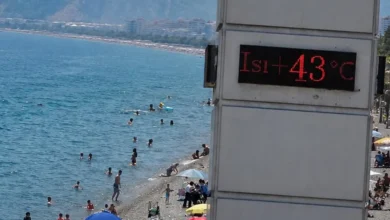 Antalya 43 dereceyi gördü! Sıcaktan bunalanlar sahillere koştu