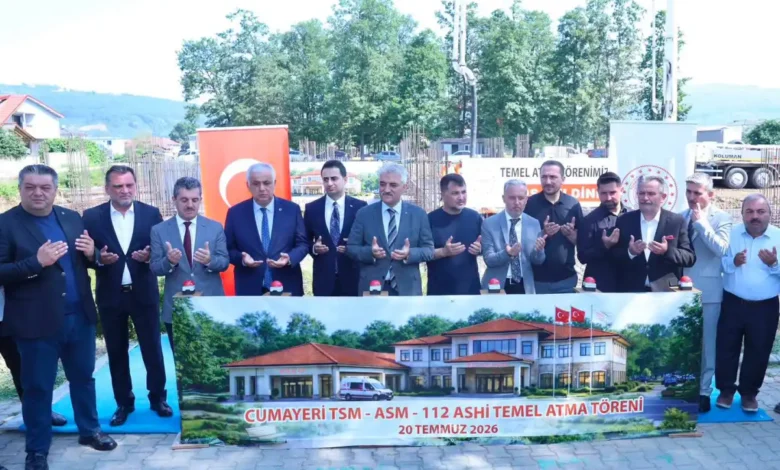 Cumayeri “Entegre Sağlık Tesisi" temeli törenle atıldı