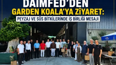 DAİMFED'den Garden Koala'ya ziyaret: Peyzaj ve süs bitkilerinde iş birliği mesajı
