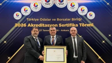 Dörtyol TSO'na akreditasyon sertifikası