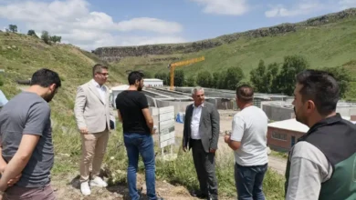 DSİ 24. Bölge Müdürü Serdar Kotan, Kars'taki dev projeleri yerinde inceledi