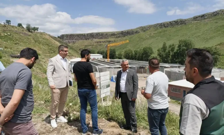 DSİ 24. Bölge Müdürü Serdar Kotan, Kars'taki dev projeleri yerinde inceledi