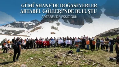 Gümüşhane’de Doğaseverler Artabel Gölleri’nde buluştu