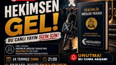 HEKİMSEN’den Hekimlik Meslek Yasası canlı yayını