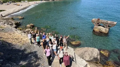 Jeolojik ve endüstriyel miras farkındalık rotalarının son durağı kireçlik burnu tafoni kayaları oldu