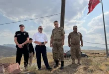 Kağızman Kaymakamı Cembekli, ilçedeki yatırımları yerinde inceledi
