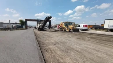 Kars OSB’de sıcak asfalt çalışmaları başladı