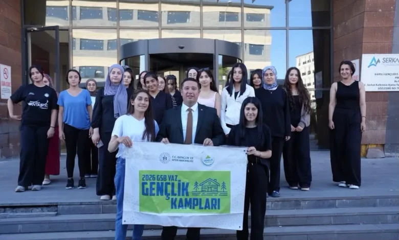 Karslı Gençler Ahi Evran Doğa Kampı'na uğurlandı