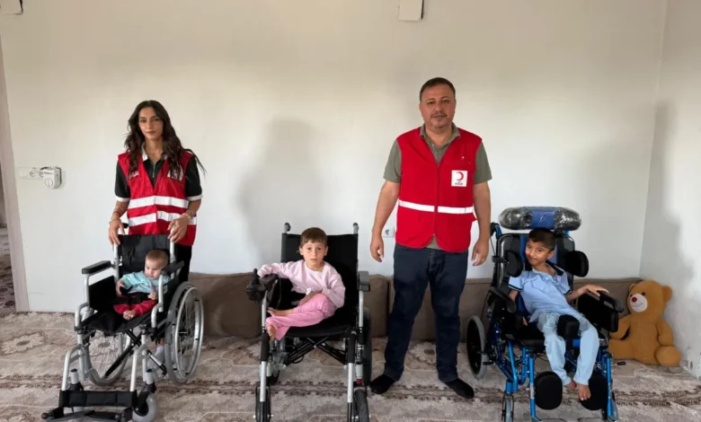 Kızılay’dan cam kemik hastalarına destek