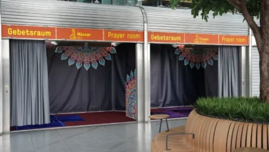 Köln Bonn Havalimanı’nda Müslüman yolcular için yeni ibadet alanları açıldı