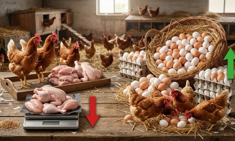 Mayısta tavuk eti üretimi geriledi, yumurta üretimi arttı