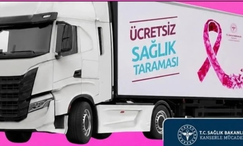 Mobil Kanser Tarama Aracı Kars'ta ücretsiz hizmet vermeyi sürdürüyor