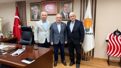 Türkiye Karate Federasyonu Heyetinden AK Parti İl Başkanı Mehmet Köse'ye ziyaret