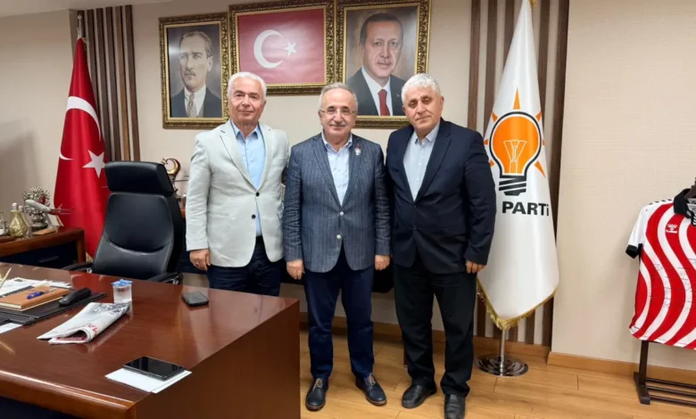 Türkiye Karate Federasyonu Heyetinden AK Parti İl Başkanı Mehmet Köse'ye ziyaret