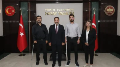 Vali Masatlı, Engelsiz Dünya Federasyonu heyeti ile görüştü