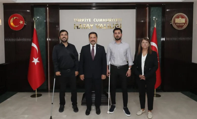 Vali Masatlı, Engelsiz Dünya Federasyonu heyeti ile görüştü