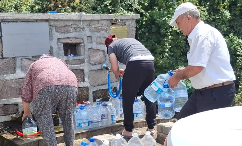 Beypazarı’nda vatandaşlar içme suyunu doğal kaynaklardan karşılıyor