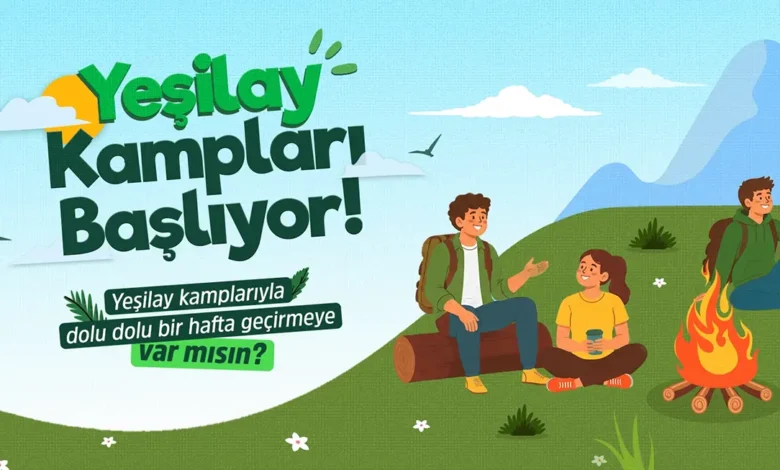Yeşilay’dan yaz boyu ücretsiz kamp fırsatı