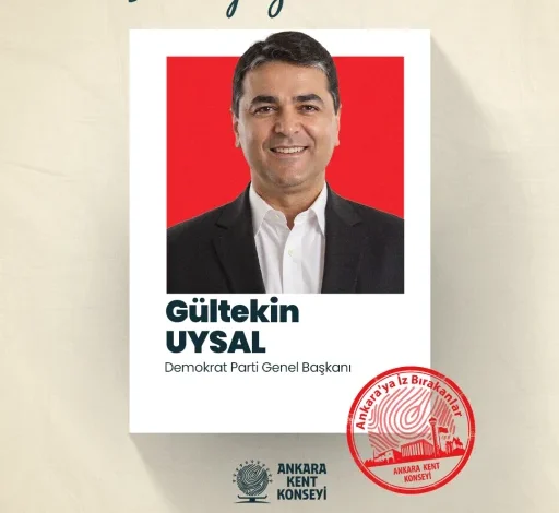 AKK “Ankara'ya İz Bırakanlar"ın konuğu Demokrat Parti Genel Başkanı Gültekin Uysal oldu