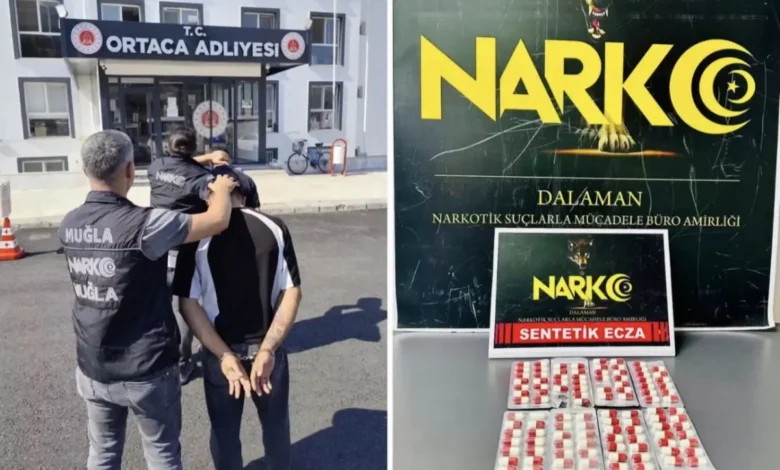 Antalya’dan Dalaman’a Otobüsle uyuşturucu getiren 2 şüpheli yakalandı
