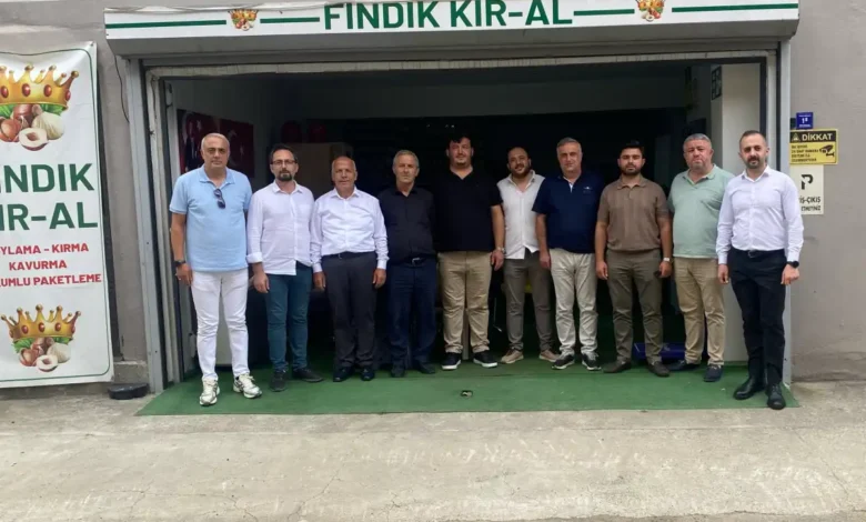 Artvin Ticaret Borsasından fındık üretim tesisine ziyaret