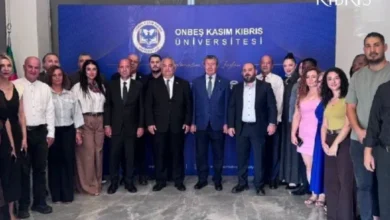 Başbakan Ünal Üstel’den Onbeş Kasım Kıbrıs Üniversitesi’ne ziyaret
