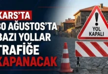 Kars’ta 30 Ağustos Zafer Bayramı İçin Trafik Düzenlemesi