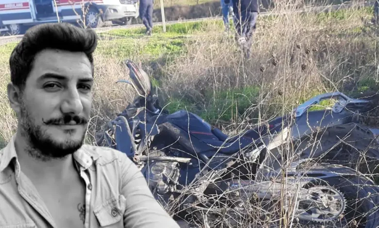 Hatay'da motosiklet kazası: Bahçeye uçan sürücü hayatını kaybetti