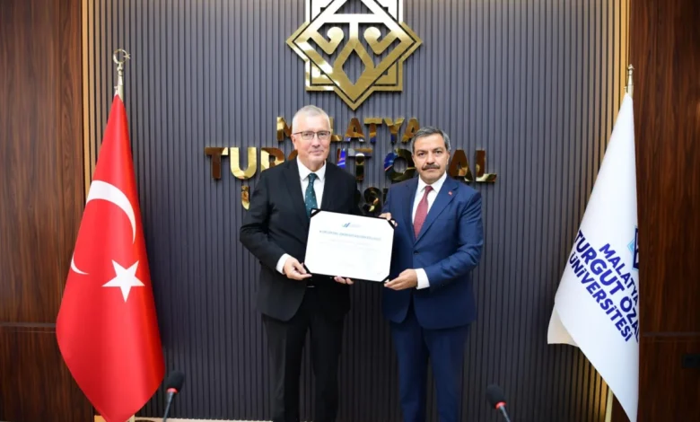 Malatya Turgut Özal Üniversitesi Kurumsal Akreditasyon Belgesi’ni aldı