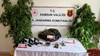Salıpazarı’nda uyuşturucu operasyonu: Esrar, kenevir ve ruhsatsız tabancalar ele geçirildi