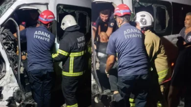 Servis minibüsü ile tır çarpıştı: 1 ölü 14 yaralı