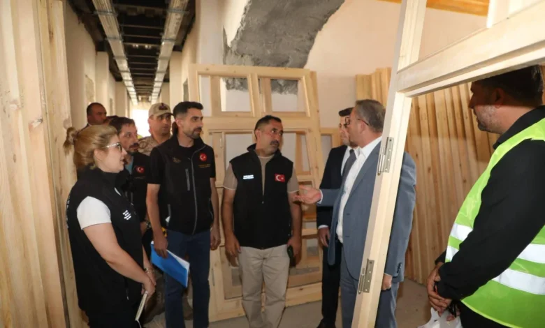 Susuz Hükümet Konağı restorasyonunda çalışmalar sürüyor