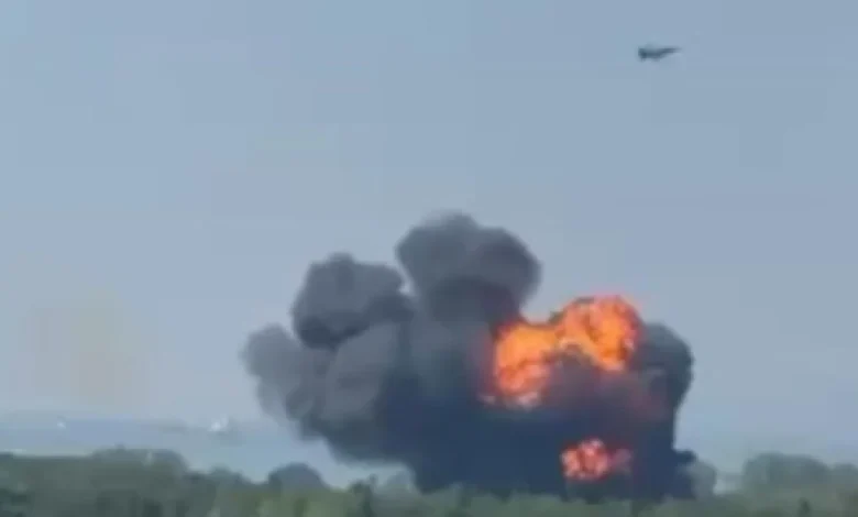 Yalova'da F-16 eğitim sırasında düştü