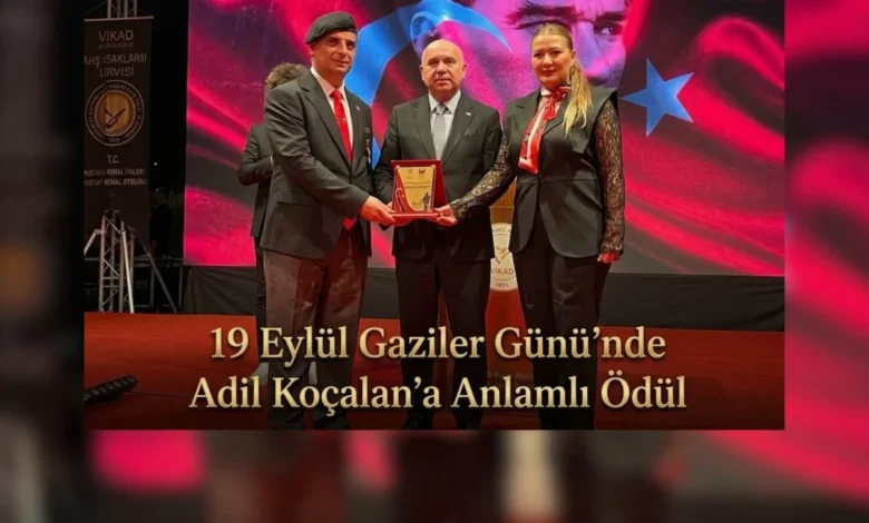 19 Eylül Gaziler Günü’nde Adil Koçalan’a anlamlı ödül