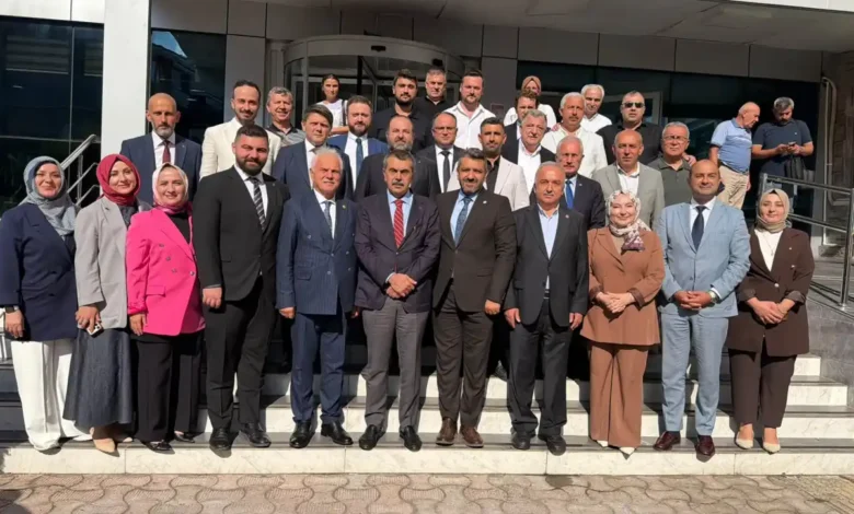 AK Parti Türkiye Yüzyılı Buluşmaları programı için Giresun'da
