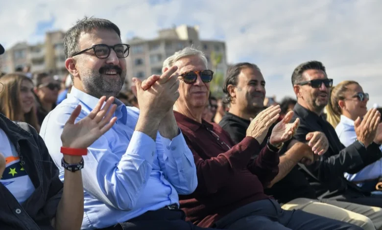 AKK Başkanı Yılmaz, Başkentteki tenis heyecanına ortak oldu