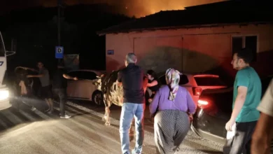 Aksu Karaöz’de orman yangını: Havadan ve karadan yoğun müdahale