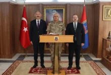 Arpaçay Kaymakamı ve Belediye Başkanından hayırlı olsun ziyareti