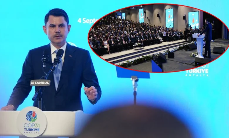 Bakan Kurum Antalya'da konuştu: "Dünya Antalya'da buluşacak"