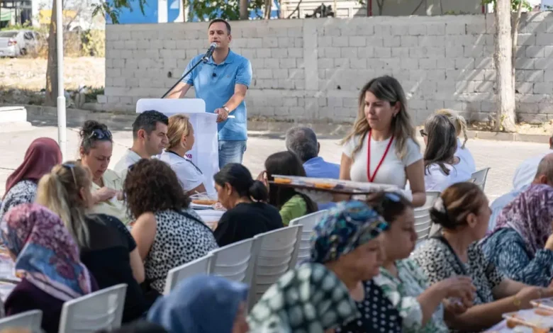 Bornova’da kadınlar bostanda buluştu