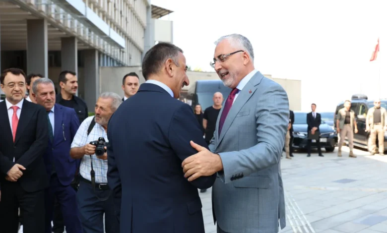 Çalışma ve Sosyal Güvenlik Bakanı Vedat Işıkhan'dan Zonguldak Valiliği’ne ziyaret