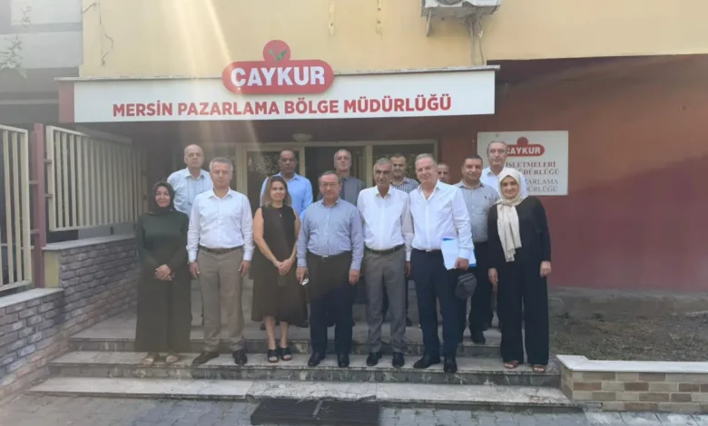 Çaykur Genel Müdürü Yusuf Ziya Alim'den Mersin bölgesine ziyaret