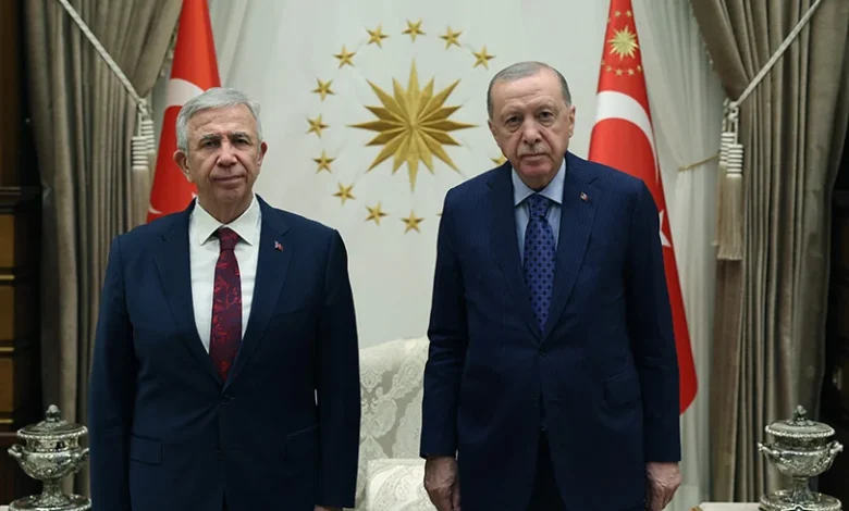 Cumhurbaşkanı Erdoğan, ABB Başkanı Mansur Yavaş’ı kabul etti