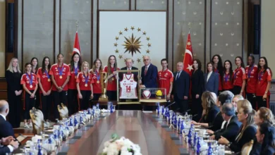 Erdoğan’dan Avrupa şampiyonu Filenin Sultanları’na kabul