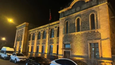 İl Genel Meclis binasının aydınlatma çalışması tamamlandı