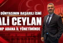 İş dünyasının başarılı İsmi Ali Ceylan, MHP Adana İl Yönetiminde