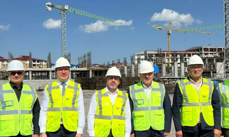 Kars’ta 500 yataklı devlet hastanesinde kaba inşaatın yüzde 65’i tamamlandı