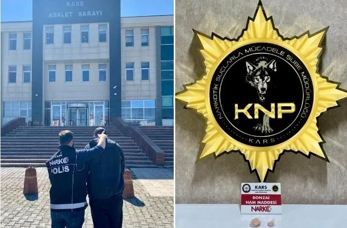 Kars’ta uyuşturucu operasyonu: Bonzai ham maddesi ele geçirildi