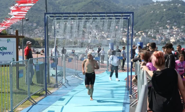 Ordu’da triatlon heyecanı